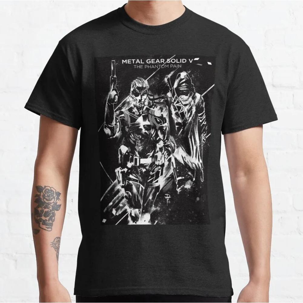 Men's Metal Gear Kojima Productions T Shirts MGS Hideo Kojima T-Shirt Death Stranding Cotton Tops Short Sleeve Tees Printed