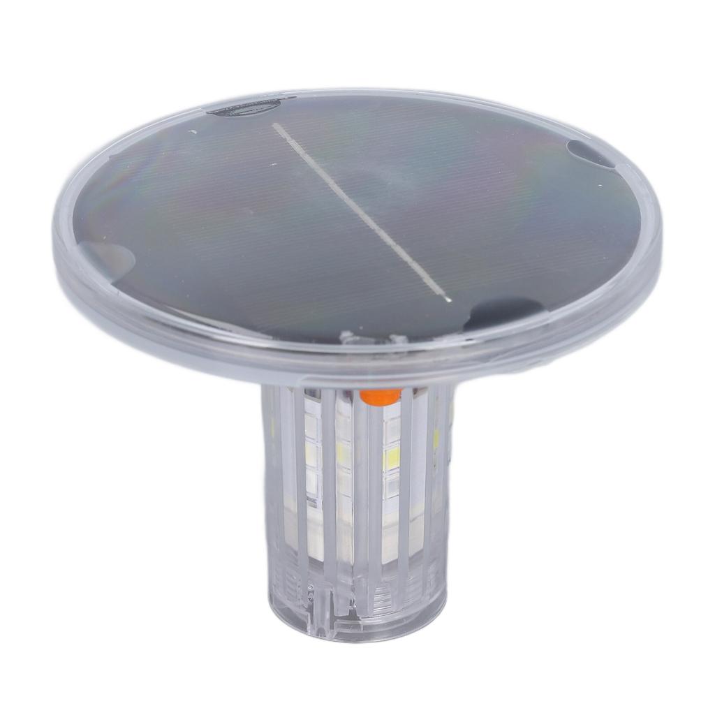 Solar Warning Light Multifunctional Red White Blue Intelligent Light Control Waterproof High Brightness Solar Emergency