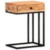 U-shaped Side Table 45x30x61 Cm Solid Acacia Wood