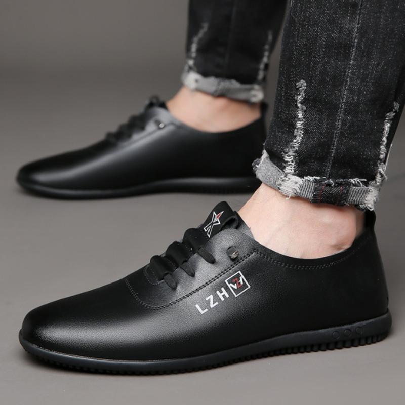 Fashion Concise Mens Loafers Fashion Men's Casual Shoes Outdoor Business Lightweight Comfortable Slip-on Flats New Zapatos Para Hombres