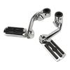 2Pcs Motorcycle Highway Foot Peg Chrome Adjustable Durable Comfortable Highway Foot Peg Pedal for Davidson