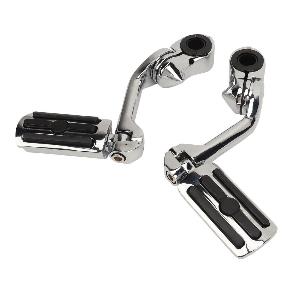 2Pcs Motorcycle Highway Foot Peg Chrome Adjustable Durable Comfortable Highway Foot Peg Pedal for Davidson