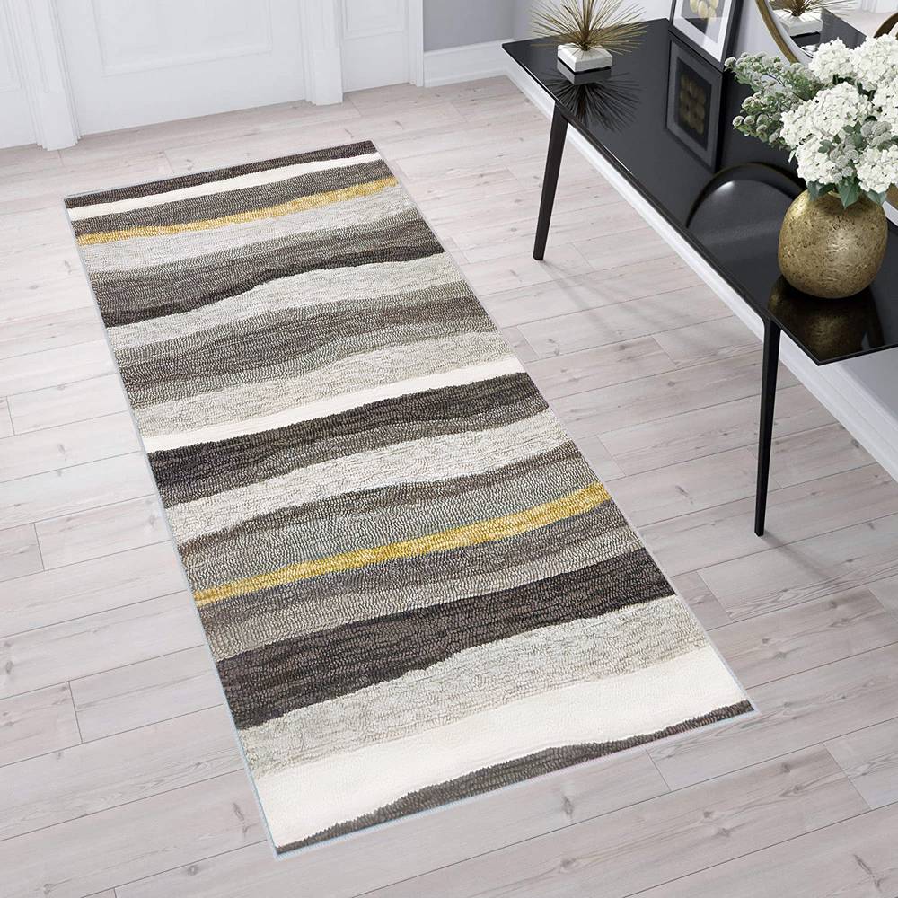 

Eliana Home Washable Printed Carpet LNA1694 50x80 серый