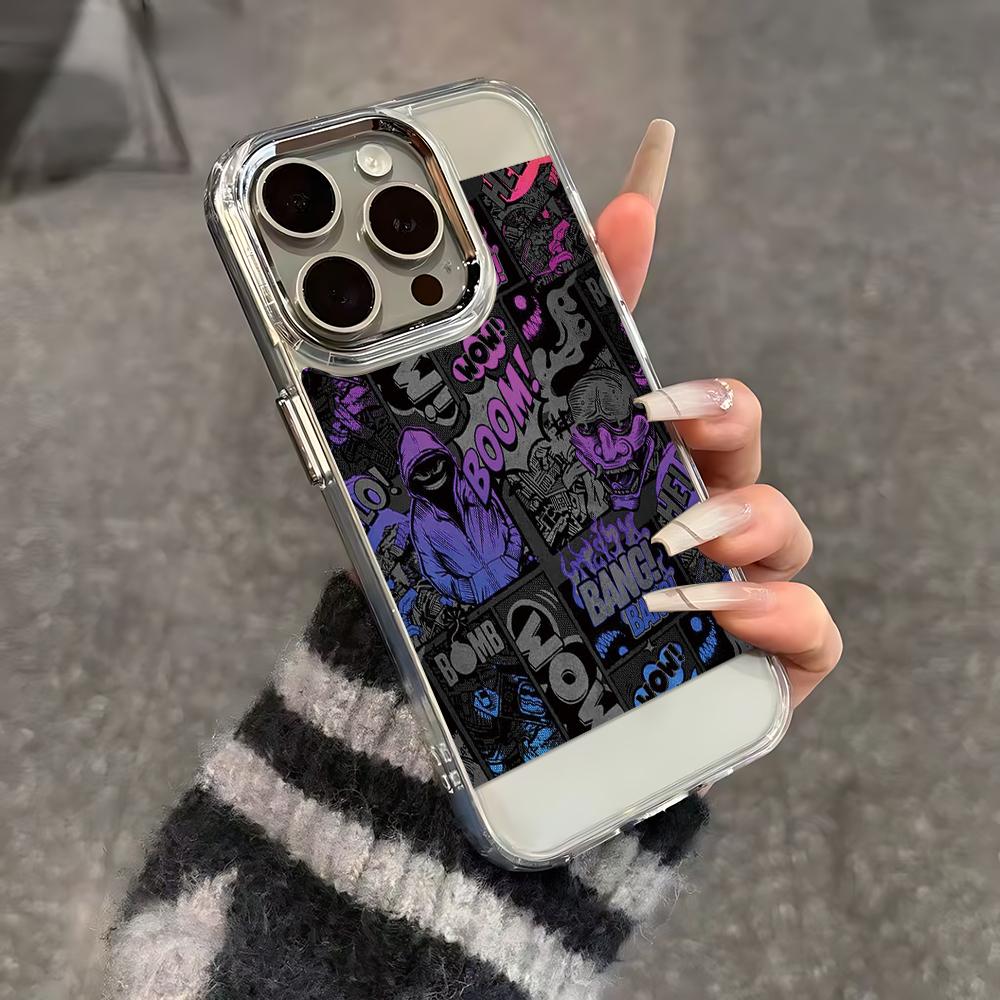 Boom Chao Cool Phone Case For Iphone 17 13 16 Plus 11 Pro Max 12 15 14 17E 16E Non-Yellowing Shockproof Back Cover