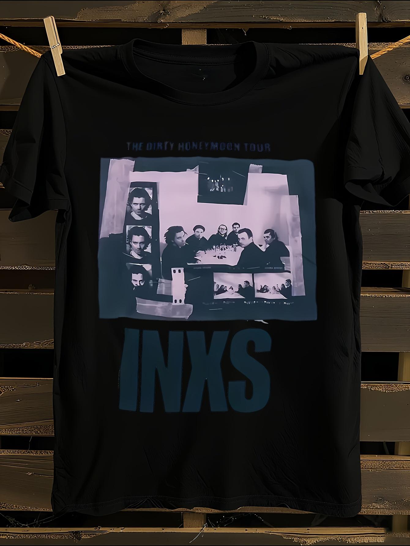 Винтажная футболка с графикой INXS Dirty Honeymoon Tour 1993 года XXXXL