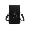 Women's Solid Color Shoulder Messenger Bag 2025 Summer New Versatile Ins Small Square Bag Mobile Phone Bag