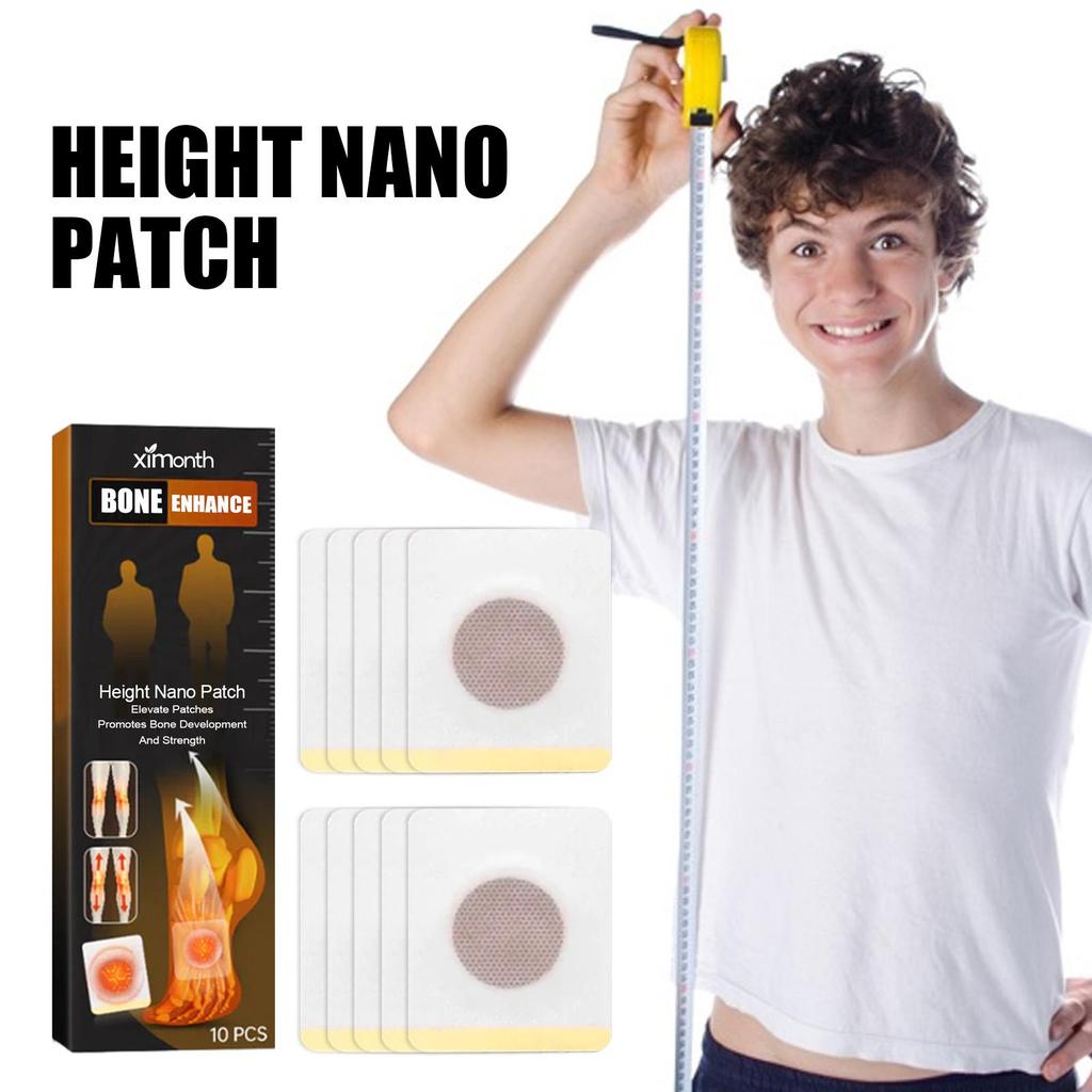 10pcs Height Booster Patch Body Height Care Foot Point Patch Growing Body Foot Patch