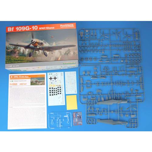 Eduard 1/48 Profipack Messerschmitt Bf109G-10 WNF/Diana Plastic Model Kit EDU82161