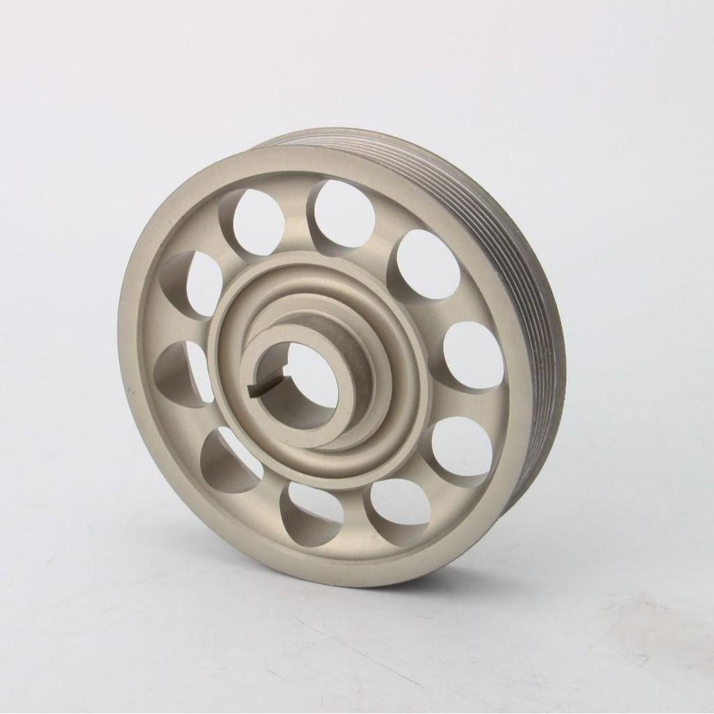 Lightweight High-Strength Aluminum Crankshaft Pulley for Honda Civic/Accord