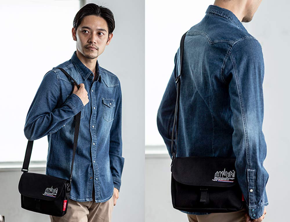 JAL Original JAL Original Custom Model Mini Shoulder Fur Rockaway Back Crossbody Bag Bag Shoulder Bag [Manhattan Portage] [JA] (Black)