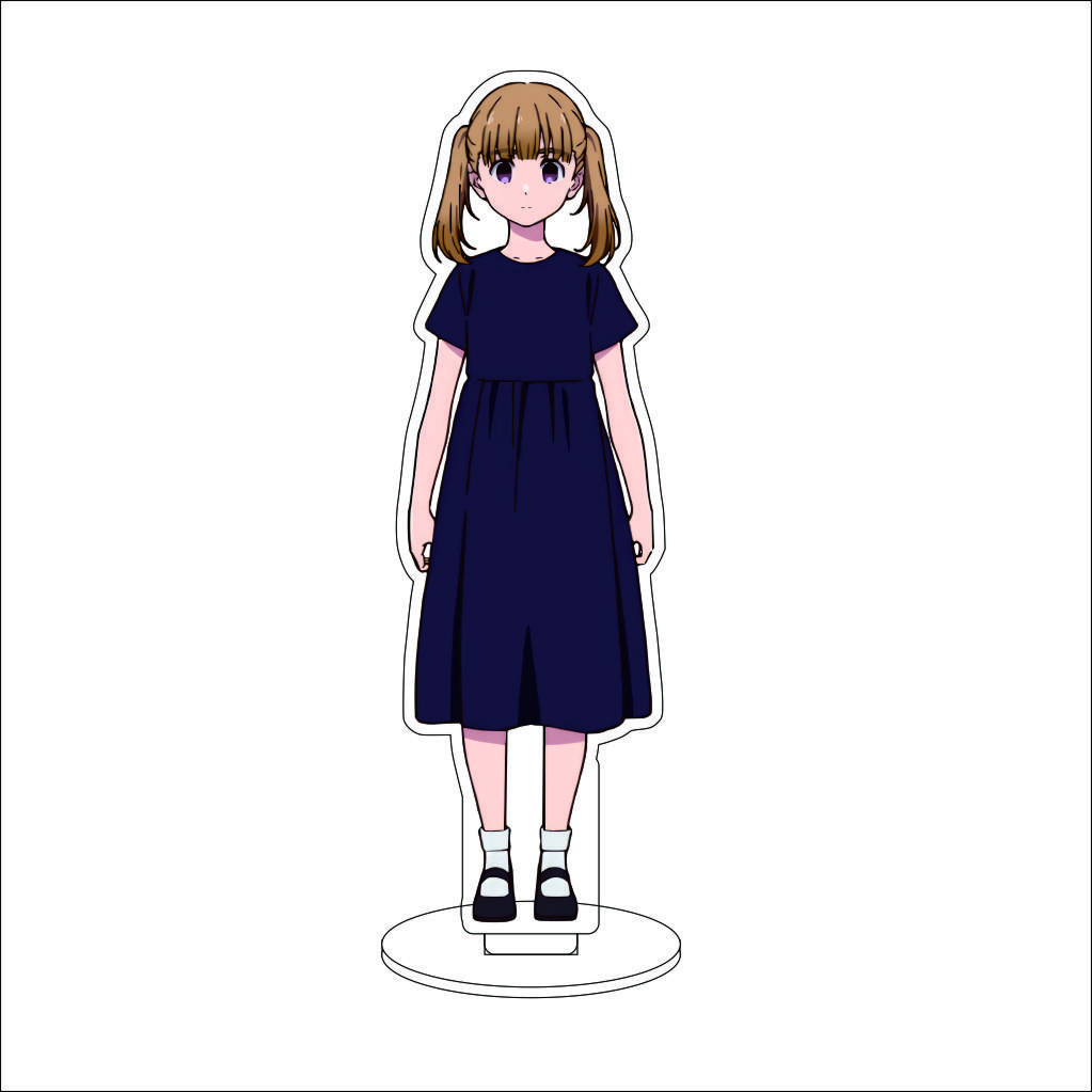 16CM Anime Summer Time Rendering Cosplay Acrylic Stand Ornaments Southern Hizuru Kofune Ushio Figure Stand Halloween Gifts