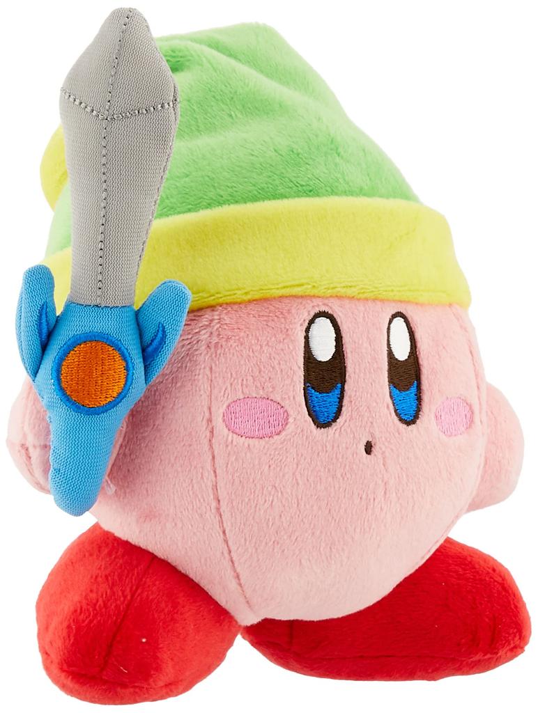 Sanei Boeki Kirby of the Stars ALL STAR COLLECTION Espada Kirby (S) Peluche KP09 (ancho 13 x profundidad 8,5 x alto 10 cm)