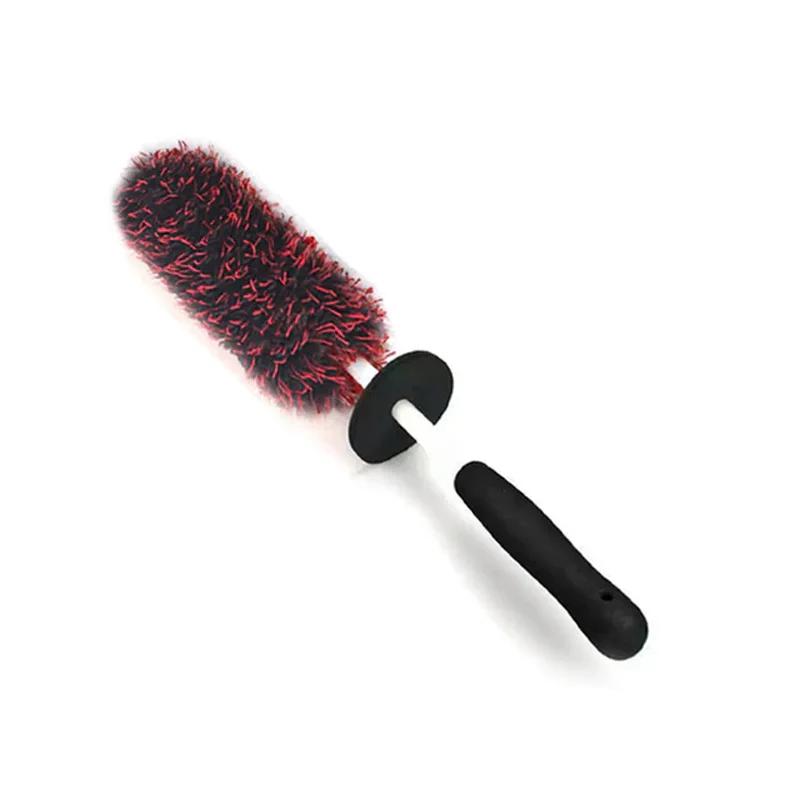 Mikrofaser-Felgenwaschbürste für Autofelgen, Premium-Felgenbürste, rutschfester Griff, leicht zu reinigendes Autozubehör