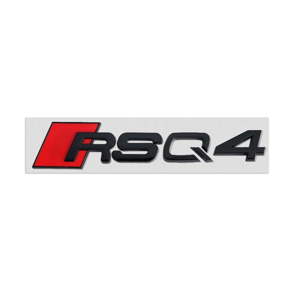 New 3D ABS Car Body Trunk Emblem Sticker Badge Decoration Decals Auto Accessories For T RSQ4 RSQ6 RSQ8 RS A3 A4 A5 A6 A7 Q3 Q5 Q7