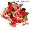 1 Bouquet 5 Branches European Style Artificial Royal Rose Home Room Decor Flowers