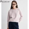 PALUOPO Women's 2026 A/W 100% Cashmere Raglan Sweater