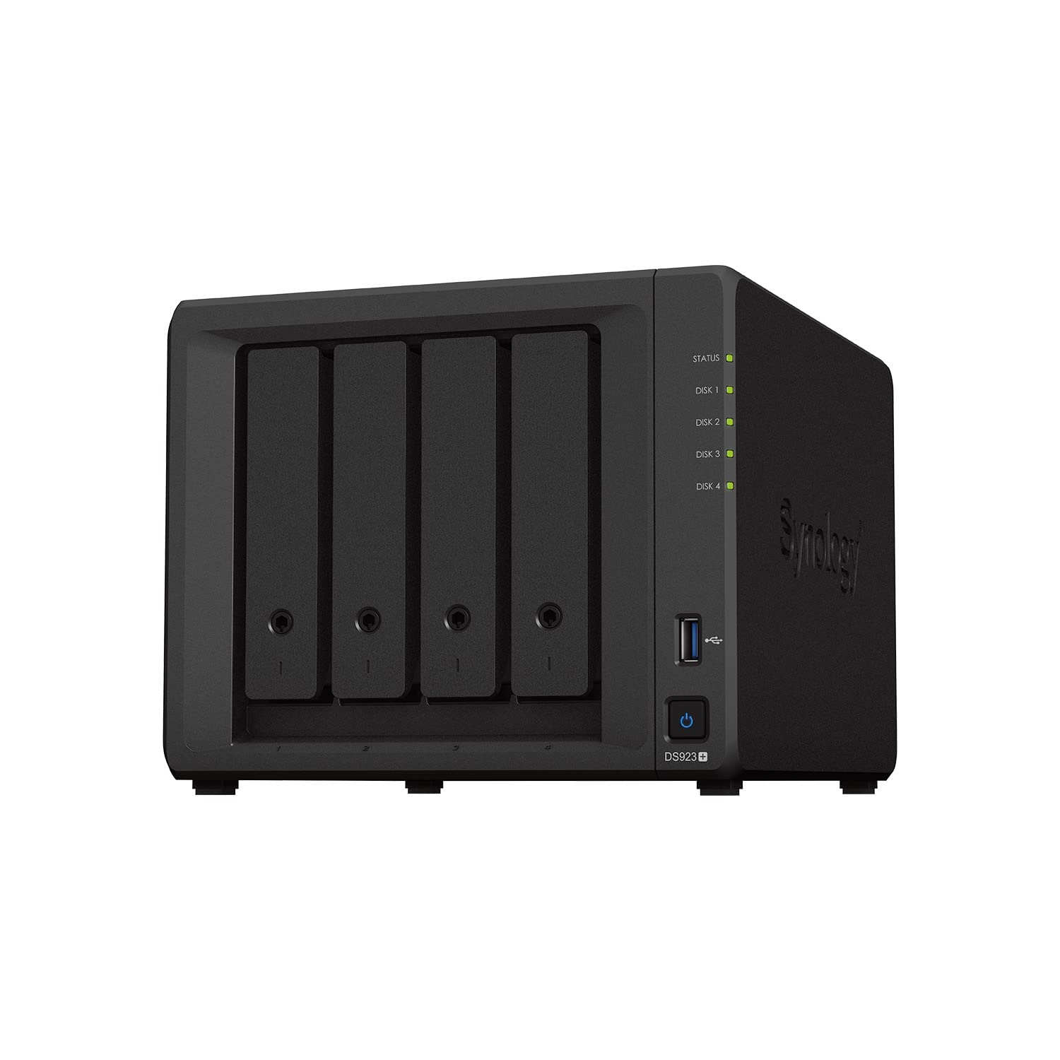 

Synology NAS Kit 4 Bay Ryzen CPU 4GB Memory For Standard Users Domestic Authorized Distributor Product Telephone Support Compatible DiskStation чорний
