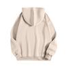 Women's Fashion Casual Long Sleeve Solid Color Hooded Sweatshirt Tops