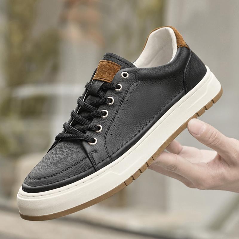 

Мода 2024 года, новые универсальные мужские кроссовки в корейском стиле со шнуровкой, повседневная обувь для отдыха на открытом воздухе, универсальная мужская школьная обувь, кроссовки для скейтбординга 44 чёрный