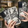 Phone Case: 2D Flat Samsung Galaxy A34 A35 M05 M06 S20 S22 S21 FE Plus 5G Protective Case, Ready for Meals, Christmas and Halloween Gifts