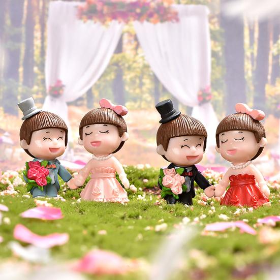 

Модная пара миниатюрных декоративных неувядаемых красивых