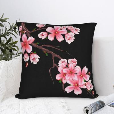 Sakura Cherry Blossom Pillowcases Fashion Pillow Case For Office Car Home Decor Soft Pillow Cover