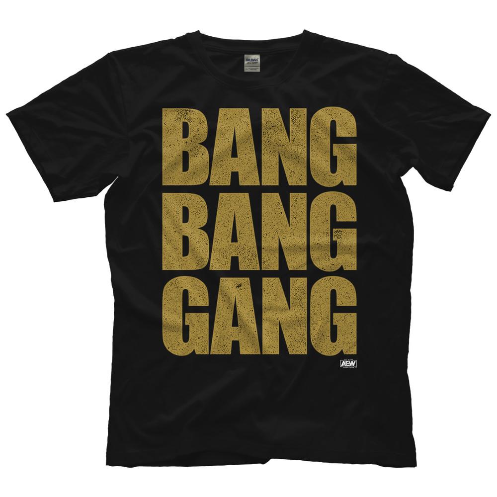 BULLET CLUB GOLD  BBG AEW Official TShirt Unisex T-Shirt M