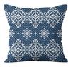 Simple Blue Printed Pillowcase Car Ornaments Office Living Room Home Pillowcase