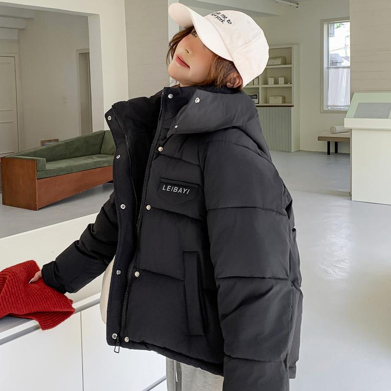 Fashion Winter Coat Female Short Parkas Hooded Casual Loose Thick Warm Women's Jackets