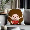 Viral Mmonchhichiead Cushion Cover Antidustmite Pillowcase Invisible Zipper Silky Short Plush Sofa Cushion Cover