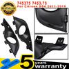 New For Citroen DS4 2011-2015 Front Bumper Fog Lamp Grille Trim Left or Right ABS Black Easy Installation car accessories 745375