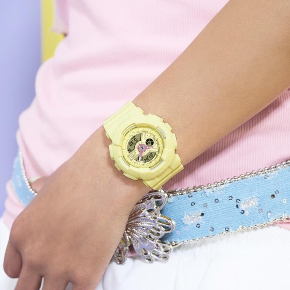 Casio Baby G Vivid Accent Hands Ba 110ah 9ajf