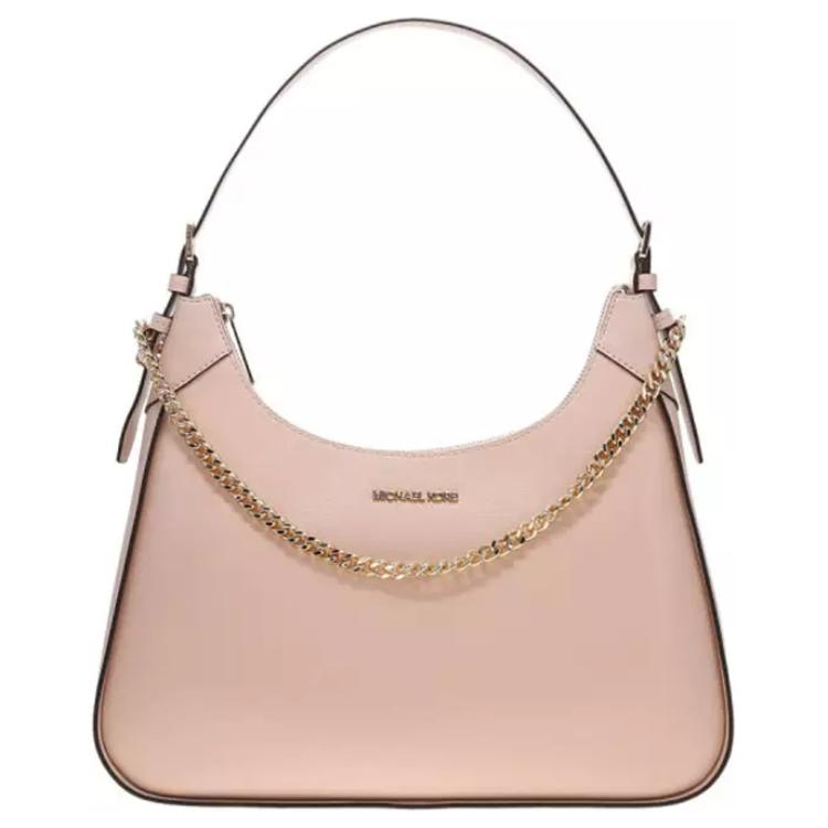 

Michael Kors Logo Zip Closure Leather Tote Shoulder Bag Women bags Blush-Pink 35H3G3WL3L-POWDERBLUSH Basic Set (Bag+Dust Bag)
