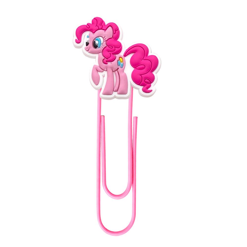 My Little Pony Creative Cartoon Bookmarks - Colorful DIY Large Paper Clips for Office Supplies