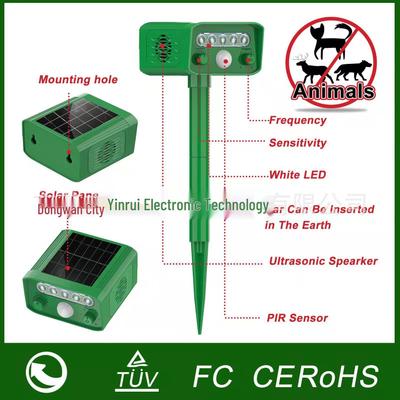 Novo Repelente Solar Multi-Animal Aprimorado para Ratos, Cobras, Pássaros, Cães e Insetos