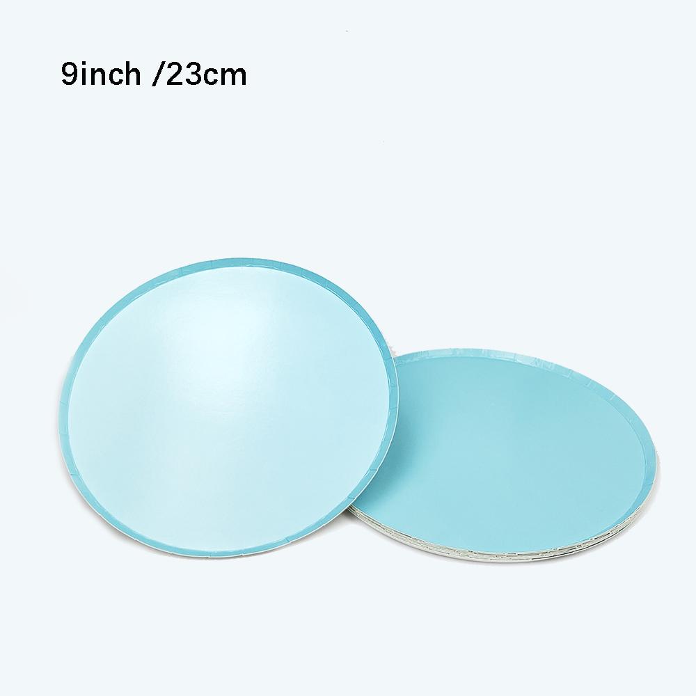 Blue Gold Disposable Tableware Set Paper Plate Cup for Birthday Wedding Decor Supplies Baby Shower Gender Reveal Party Tableware