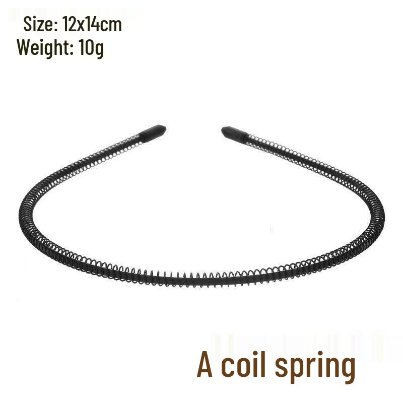 Men's and Women's Versatile Steel Wire Headband: Trendy, Invisible, and Perfect for Sports, Slicked Back Hair, or Organizing Stray Hair.