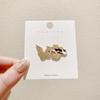 Red White Enamel Koi Brooches for Women Gold Anime Pins Chinese Lucky Fish Shape Brooch Women's Clothing Accessories