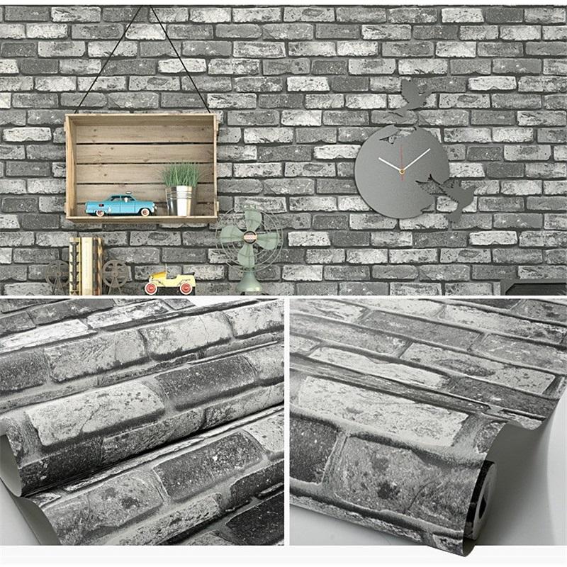 Retro Nostalgic Imitation Brick Pattern Brick Brick Wallpaper Cafe Bar Restaurant Culture Wallpaper