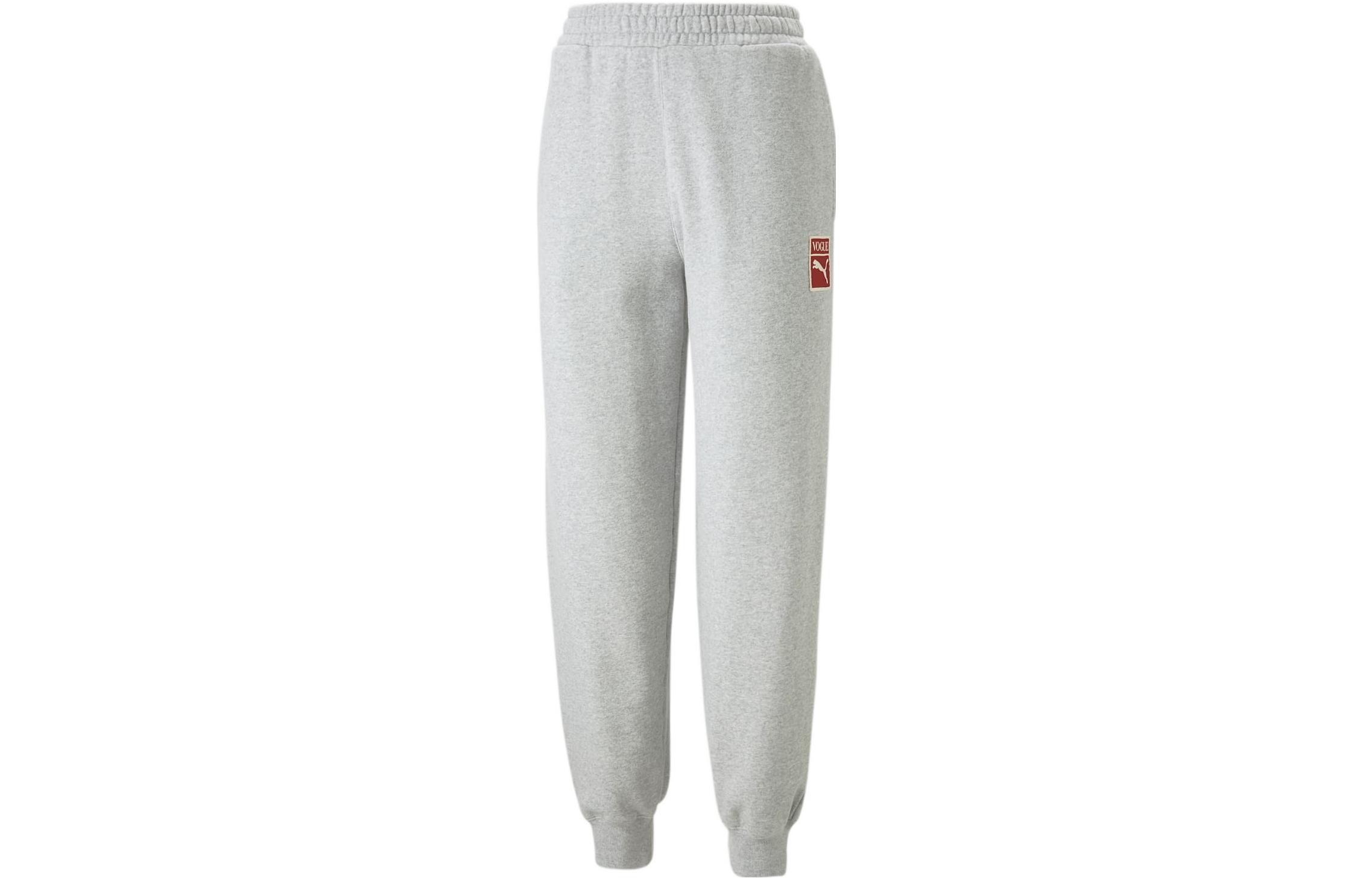 PUMA X VOGUE Puma X Vogue Collection Knitted Sweatpants Women s Gray Moderate Cuffed Pants 536693-04 L