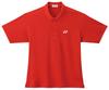 10100 Tennis Flame Size S Men's Shirt, Red, (Japan)