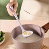 Long Handle Silicone Soup Spoon Large Ramen Noodles Tablespoons  Pot Porridge Ladle Scoop Kawaii Japanese Kitchen Utensils