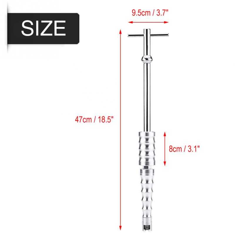 Ruční stahovák s posuvným kladivem ve tvaru T. Nástroj na odstranění důlků na karoserii Bezbarvý ruční nástroj na opravu