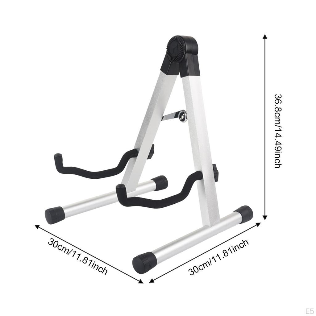 Foldable Guitar Stand A Frame Foam Arms Stable Support Holder for Violin Ukulele Classical