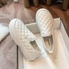 One-pedal Little White Shoes Women's 2025 Summer New Popular Flat-bottomed Lazy Loafers Casual Versatile Sports Shoes