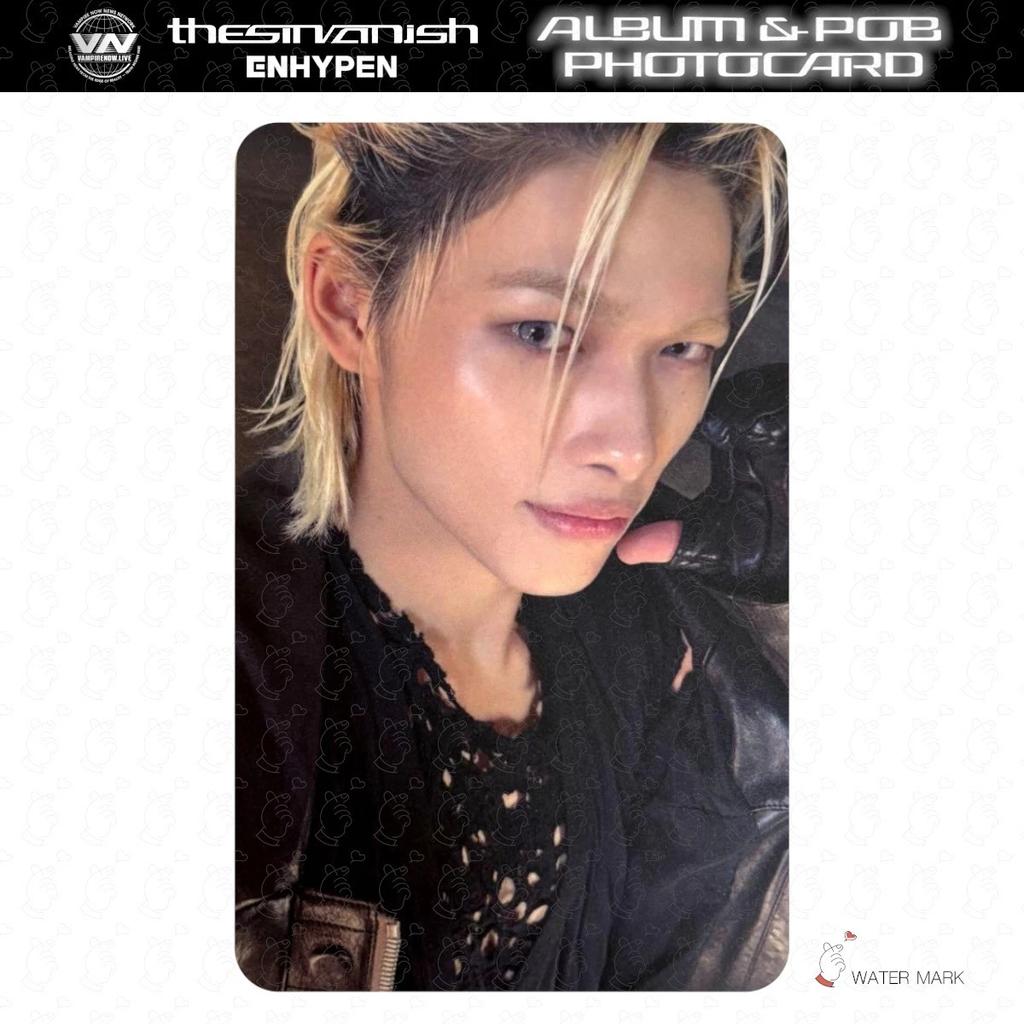 VORBESTELLUNG ENHYPEN THE SIN VANISH ALBUM Fotokarte Japan POB Glücksziehung OFFIZIELL FORBIDDEN AFTERLIGHT STORM FUGITIVES