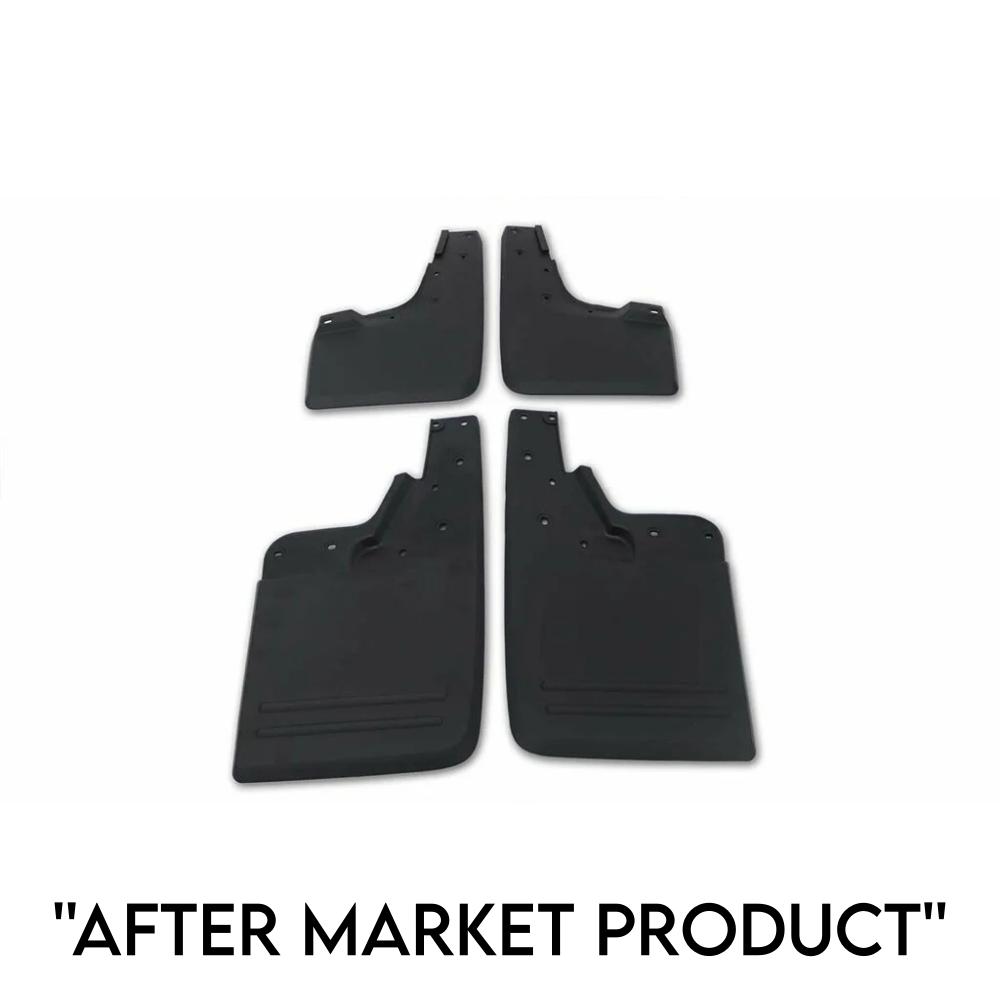 Set Apărătoare de Noroi pentru Volkswagen Amarok Set de 4 bucăți Negru Durabil Clapetă de protecție ABS Material dur