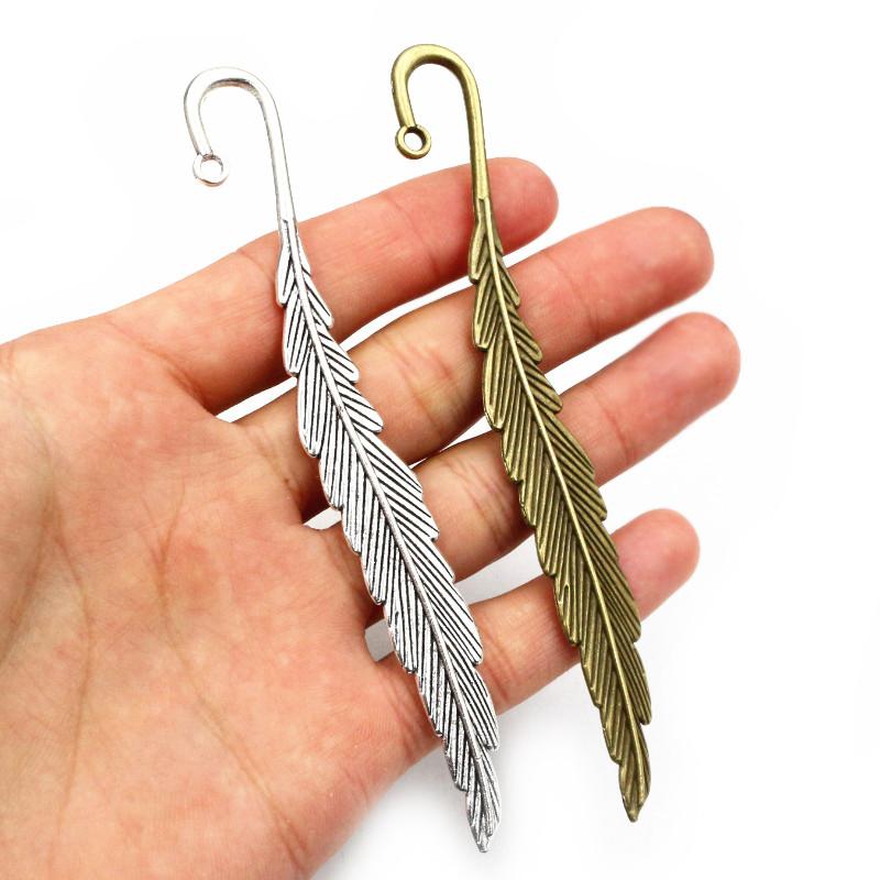3-50pcs Alloy Metal Feather Charms Pendant for Necklace Keychain Earrings DIY Jewelry Making Accessories Findings
