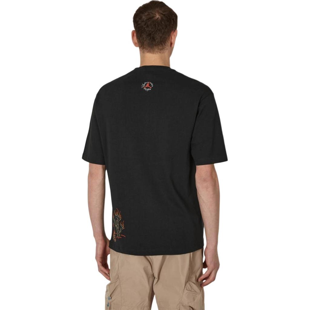 Air Jordan X Travis Scott Flight Graphic T-Shirt Black Men Tops DO4101-010