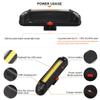 Red Bicycle Warning Lights COB Rear Bike Light Taillight Safety Warning USB Rechargeable Bicycle Tail Comet LED Lamp